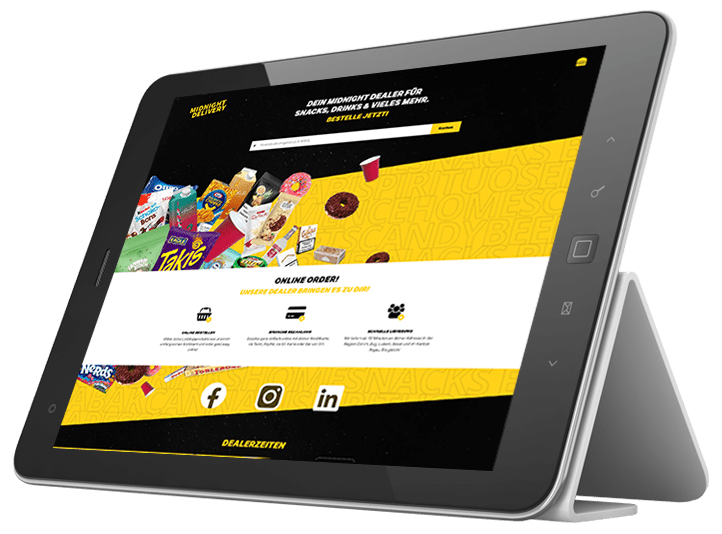 Sigma Lithium iPad responsive website design